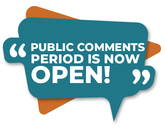 Public comments period is now open